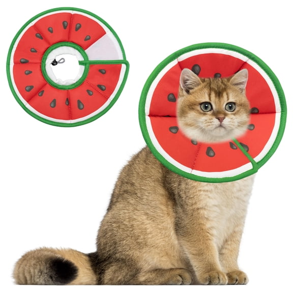 Miaocao Soft Adjustable Cat Cone Collar, Comfortable Cat Recovery Collar