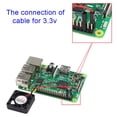 thumbnail image 3 of Destornillador Ventilador de refrigeración de CPU sin escobillas para Raspberry Pi RasPi 3 Modelo B 2 Modelo B/B+, 3 of 7
