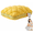 Yellow, variant on THIS PINEAPPLE-SHAPED PILLOW MEASURES 19*29 INCHES, FEATURES A THREE-LAYER FLUFFY DESIGN with BREATHABLE HOLES, PROVIDES 180° OF SOFT SUPPORT, and IS WASHABLE.