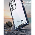 thumbnail image 5 of CaseBorne ArmadilloTek R Compatible with Samsung Galaxy S21 Ultra 5G Hybrid Clear Case (2021 Release) - Blue, 5 of 5