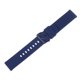 thumbnail image 3 of Correas de reloj de silicona Uxcell, correa de reloj de 20 mm con hebilla de aleación de zinc de liberación rápida, azul marino, 3 of 7