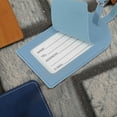 thumbnail image 5 of Uxcell Leather Luggage Tag Top-Open, 8 Pcs Luggage Tags Pu Bag Label for Suitcases Airplane Travel Essentials, Haze Blue, 5 of 7