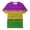 0-Multicolour2518, variant on Tiijoy Toddler Girls Carnival Color Block T Shirt Short Sleeve T-Shirt Tee, Sizes 2-3