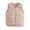 Pink, variant on Women's Lightweight Puffer Vest Collarless Zip Up Packable Down Vest Ultra Light Slim Fit Sleeveless Waistcoat Black XXL