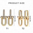 thumbnail image 3 of Chic Horseshoe Earrings - Stylish and Versatile Jewelry for Every Occasion, 3 of 5