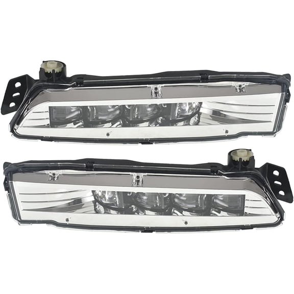 PET-U 2 Pcs LED Fog Lights Assembly Replacement for Honda Accord 2018-2020 Driving Fog Lamps with DRL 4-Door Sedan Front Bumper Fog Lights (Clear Lens)