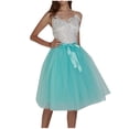 thumbnail image 2 of Xunlbb Midi Skirt, Womens Fashion Solid Color Bow 6th Floor Mesh Gauze Puff Skirt Oversized Skirt Gift for Women, Size M-XL, 2 of 4