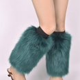 thumbnail image 5 of Calcetines de invierno para mujer, Color sólido, piel sintética, calentadores de piernas, Hipster, cálidos, ropa de fiesta, 5 of 5