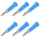 thumbnail image 5 of 100 conectores banana de latón, aleación de zinc y ABS, soldados, para baterías de camión, 4 mm, color azul, 5 of 14