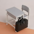 thumbnail image 5 of 4PCS Educational Dollhouses Furniture School Desk Chair Backpack Set Realistic 1:12 Scale Miniatures, 5 of 9