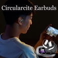 thumbnail image 3 of Circularcite Earbuds, Circularcite Bluetooth Earbuds, Circularite Earbuds, Circularite Ear Buds Touch Screen, 2025 New True Powerful Bluetooth 5.4 Open Ear Earbuds, Ipx5 Waterproof (Sliver-2 Sets), 3 of 8
