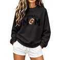 thumbnail image 2 of Football Mom Crewneck Sweatshirt Casual Pullover, 2 of 6
