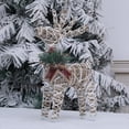 thumbnail image 3 of Dserfhy Christmas Reindeer Decoration 15.75" H 3D Iron Standing Deer for Xmas Outdoor Indoor Holiday Yard Garden Decor, 3 of 8