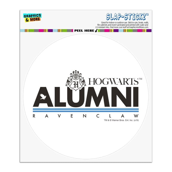 Harry Potter Ravenclaw Alumni Automotive Car Window Locker Circle Bumper Sticker