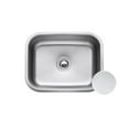 thumbnail image 2 of KRAUS Outlast MicroShield™ Scratch-Resist Stainless Steel Undermount Single Bowl Sink, 23 inch 16 Gauge, 2 of 4