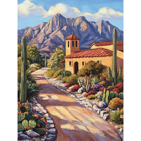 Desert Landscape Canvas Print/Wall Art, Perfect for Living Room,Dining Room,Hallway Decoration and More.
