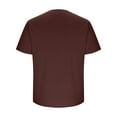 thumbnail image 7 of Coorders George Men's Henley Shirts Classic Short Sleeve Fashion Basic Button Cotton T-Shirt with Pocket, Wine, Size XL, 7 of 7
