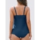 thumbnail image 4 of Bañador Tankini Aleumdr para mujer Tummy Control Sail Blue, 4 of 6