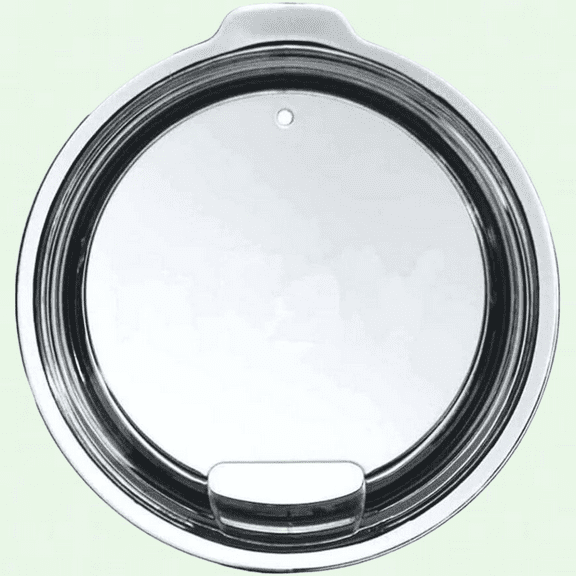 Tumbler Lid Replacement for 20 oz/ 30 oz, Premium Crystal Plastic Material, Splash Proof, Straw Friendly
