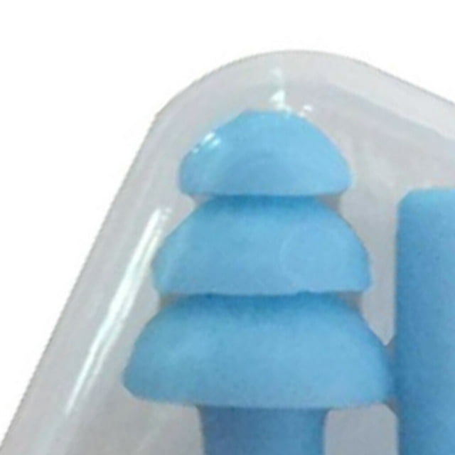 Baohd 1 Pair Earplugs Sleeping Noise Reduction Silicone Reusable Soft Snoring Earplug Ear Protection Travel Pocket Study Earbuds