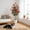 C, variant on Senfot 5FT White Single Stem Artificial Camellia Tree Elegant Blooming Faux Flower Floor Plant Realistic Foliage Ornament for Living Room Office Patio Decor