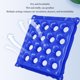 thumbnail image 3 of Soidarity Cojín para asiento, cojín para silla, esterilla para sentarse, transpirable, mano de obra fina, funda para asientos inflables, elasticidad Salud Azul 48*48 Soidarity CE015849-02, 3 of 6