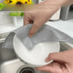 thumbnail image 4 of Paño para lavar platos de acero inoxidable sin aceite de una sola cara de tela plateada gruesa para el hogar, para las cuatro estaciones, para lavar platos en la cocina, 4 of 4