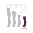 thumbnail image 4 of MUK LUKS Women's Crew Boot Socks, 6-Pack, Fits Shoe Sizes 6-11, 4 of 4