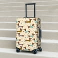 thumbnail image 5 of Yiaed Dachshund Dog Print Travel Luggage Cover Suitcase Protector Fits 18-32 Inch Luggage Wheel Covers Patterned Elastic Luggage Anti-scratch（No luggage）-X-Large, 5 of 5