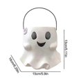thumbnail image 5 of Ghost Bucket Vase Halloween Ghost Treat Buckets Halloween Ghost Bucket Vase for Doorway Bedroom Living Room, 5 of 5