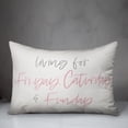 thumbnail image 2 of Creative Products Friyay Caturday Funday 14x20 Spun Poly Pillow, 2 of 2