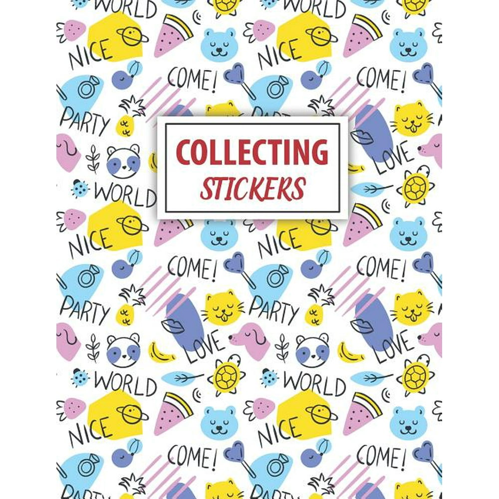 Collecting Stickers Blank Sticker Book for Kids Large 8.5x11 100pages