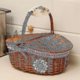 thumbnail image 2 of Cesta De Mimbre Cesta De Mimbre Para Picnic Cesta De Compras Y 7 Envíos Gratis, 2 of 5