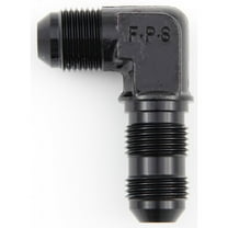 Fragola #12 x 90 Deg Bulkhead Fitting Black