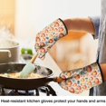 thumbnail image 4 of Cute Oven Mitts,Fall Pumpkins and Leaves Pattern Oven Mitt 2-Pack Set,Kitchen Gloves for Oven,Heat Resistant Oven Mitts 7.7"x12", 4 of 7
