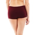 thumbnail image 4 of Caramel Cantina Women's 6 Pack Plus Size Boyshort Panties Underwear, 4 of 10