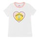 thumbnail image 1 of Playera Para Niña Justice Manga Corta Estampado Corazon Blanco Talla 10, 1 of 3
