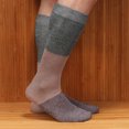 thumbnail image 2 of Men's Rayon from Bamboo Fiber Classic Casual Crew Socks - Blue Grey Black - 2prs, 2 of 5