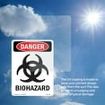 thumbnail image 6 of Portrait Biohazard OSHA Danger Aluminum Sign 24 Inch x 18 Inch - 5 Pack, 6 of 8