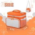 thumbnail image 2 of CARRFA Carrying Case Compatible with Yoto Player (3rd Generation), Card Holder Hold Up to 30 Cards, Travel Storage Bag for Bluetooth Audio Speaker & Headphone Accessories(Orange), 2 of 8