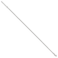 thumbnail image 3 of Sterling Silver 1.5mm Round Snake Chain with 1in ext. Anklet, 3 of 6
