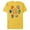 Yellow, variant on Marvel Avengers Holiday Christmas Gingerbread People & Logo - Short Sleeve Blended T-Shirt for Adults - Customized-Yellow