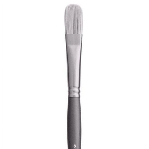 Jack Richeson Grey Matters Series 9823 Long Handle Sz 8 Filbert Synthetic Acrylic Brush