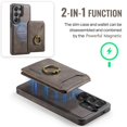 thumbnail image 4 of MAGKING Case For Samsung Galaxy S26 Ultra 5G, RFID Blocking, PU Leather,Compatible With MagSafe Detachable 2 In 1 Wallet With Card Slots,Metal Ring Kickstand Magnetic Protective Cover,Coffee, 4 of 8