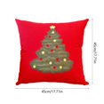 thumbnail image 3 of Funda de almohada de lona, decoración navideña, funda de almohada de calabaza, sofá de sala de estar, ambiente festivo, decoración de lazo, funda de cojín de Halloween, Acción de Gracias, decoraciones, 3 of 6