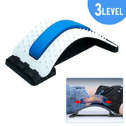 Mefine Back Stretching Device,Lower and Upper Pain Relief,Back Massager Lumbar Support Stretcher Spinal for Bed&Chair