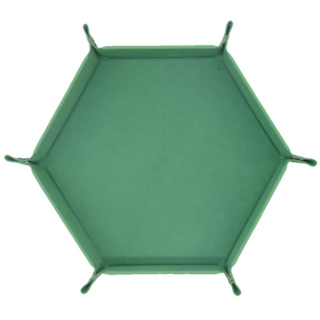 Bandeja plegable para dados soporte para dados caja de almacenamiento herramientas de almacenamiento para el hogar (verde)
