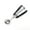 Black, variant on BPA-Free Stainless Steel Cookie Scoop, 1 TBSP Scooper #60, Soft Grip Handle, Easy Food Release, Create Even Portion Sizes, Multipurpose Kitchen Melon Baller, Meatball Spring Scoops, Black