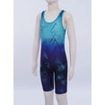 thumbnail image 4 of YiZYiF Kids Boys Geometric Print Wrestling Singlets Powerlifting Training Singlets Gym Sport Tank Top Light Blue 12, 4 of 7