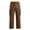 06#Coffee, variant on Relaxed Straight Leg Cargo Long Trousers For Men Elastic Stretch Drawstring Waist Large Side Cargo Pockets Soft Breathable Twill Fabric Hiking Work Pants
